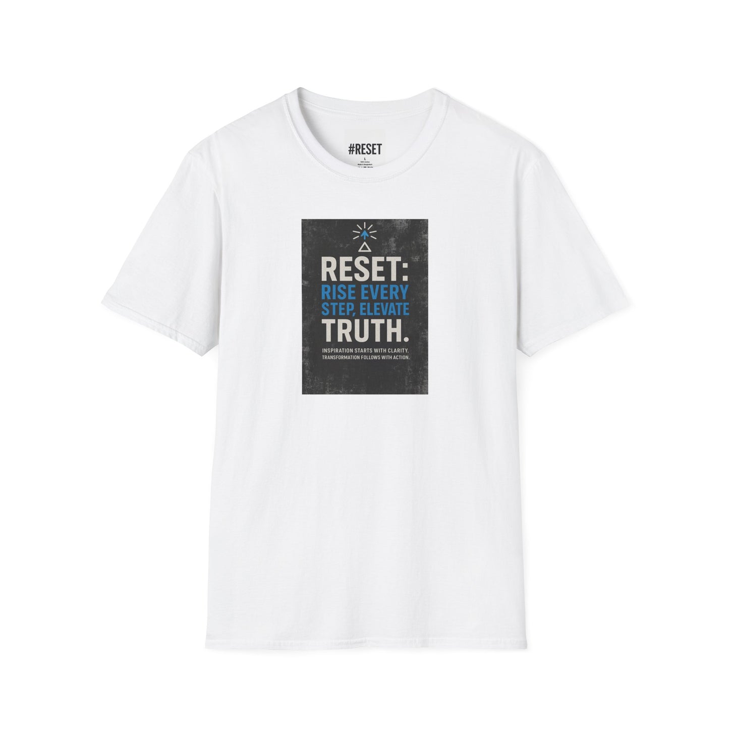 Rise Every Step Elevate Truth (RESET) - Unisex Softstyle T-Shirt