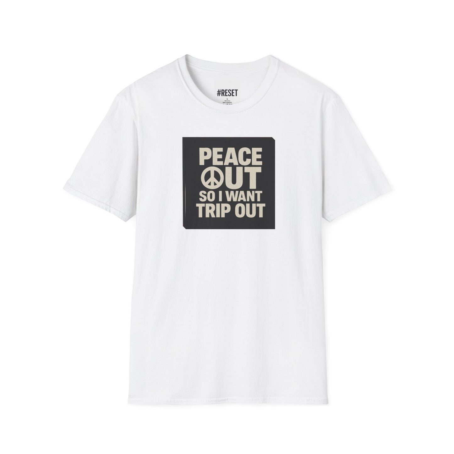 Peace Out - Unisex Softstyle T-Shirt