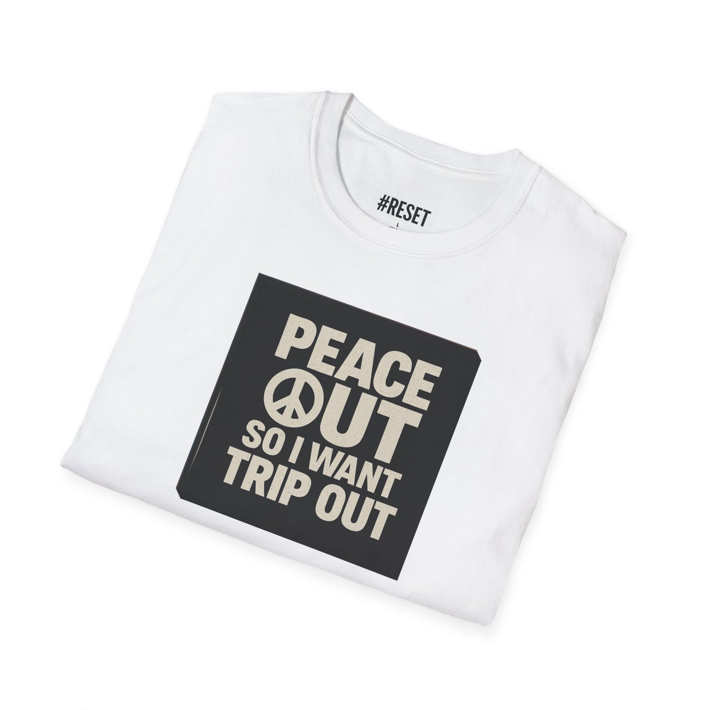 Peace Out - Unisex Softstyle T-Shirt