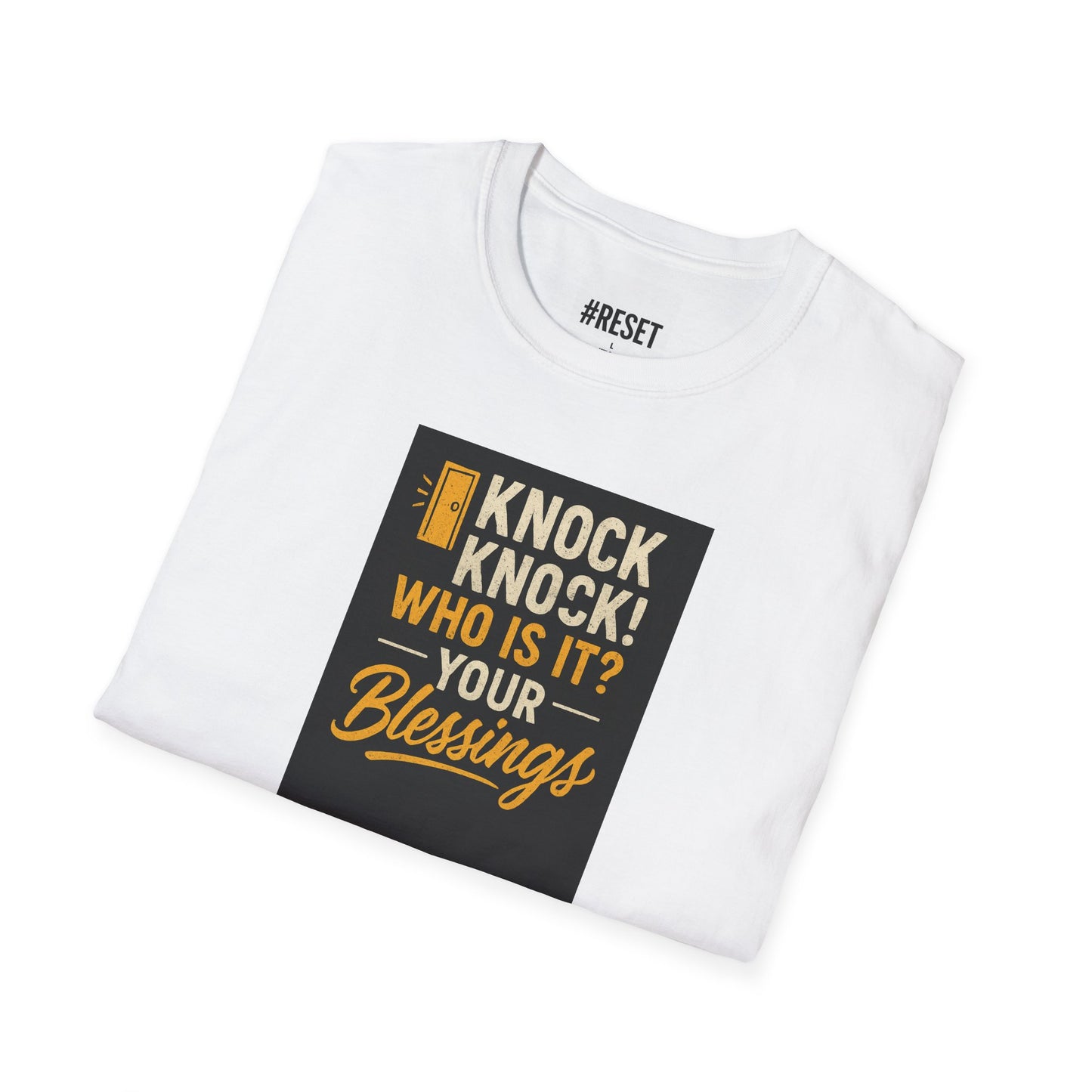 Knock Knock Blessings - Unisex Softstyle T-Shirt